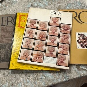 Set of Eros vintage books